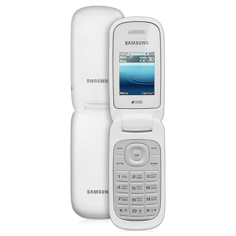 Мобильный Samsung GT-E1272 кнопочный телефон на 2 sim REF